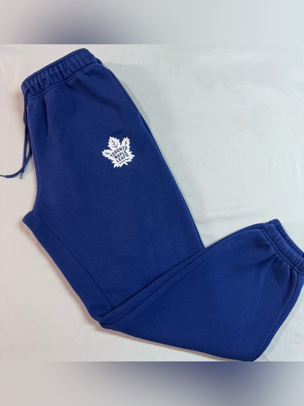 NHL Toronto Maple Leafs Men's Blue Jogger Sweatpants with Drawstring Size M - Picture 2 of 4